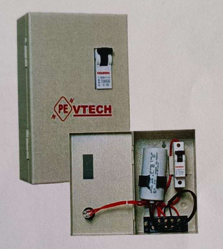 PE V-Tech Mild Steel Compass Single Phase Panel for Industrial