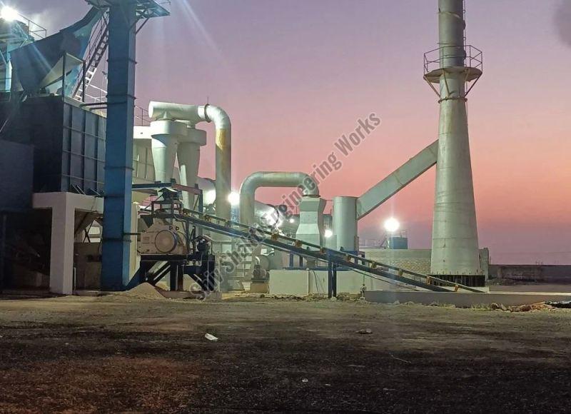 10 HP Calcination Rotary Kiln Bauxite Plant