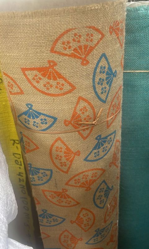 Printed Laminated Jute Fabric for Bag Making