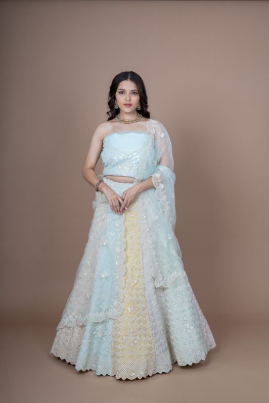 Ladies Multicolor Party Wear Lehenga Choli