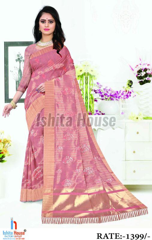 Ladies Designer Cotton Silk Saree