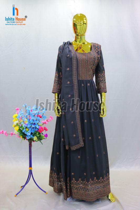 Ladies Printed Cotton Anarkali Suit