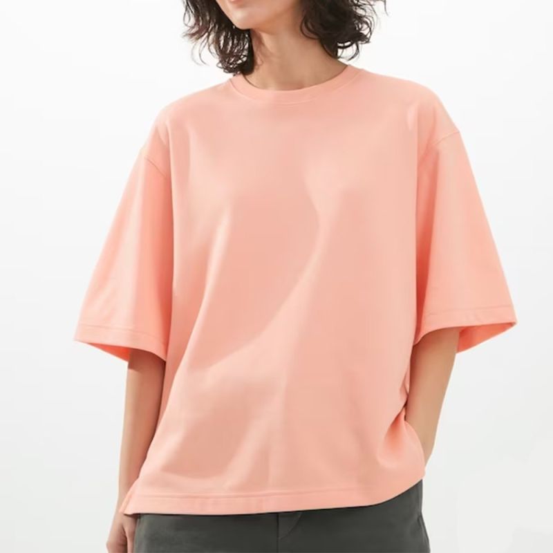 Plain Ladies Oversized T-Shirts, Sleeve Style : Half Sleeve