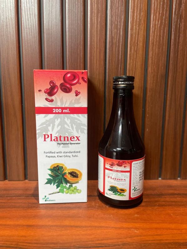 Platnex Platelet Generator Syrup, Packaging Type : Bottle