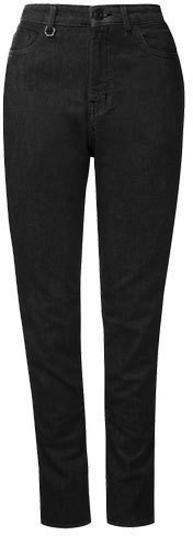 Alpha Male Ladies Black Denim Jeans, Technics : Machine Made