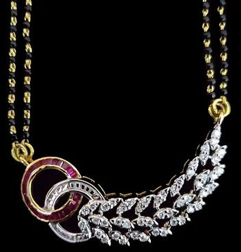 Ladies Diamond Mangalsutra