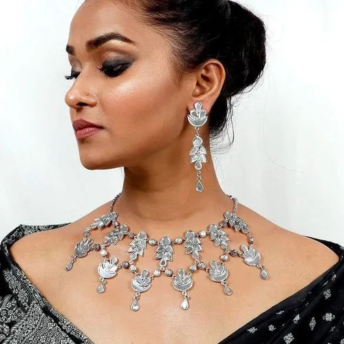 Artificial Party Wear Necklace Set