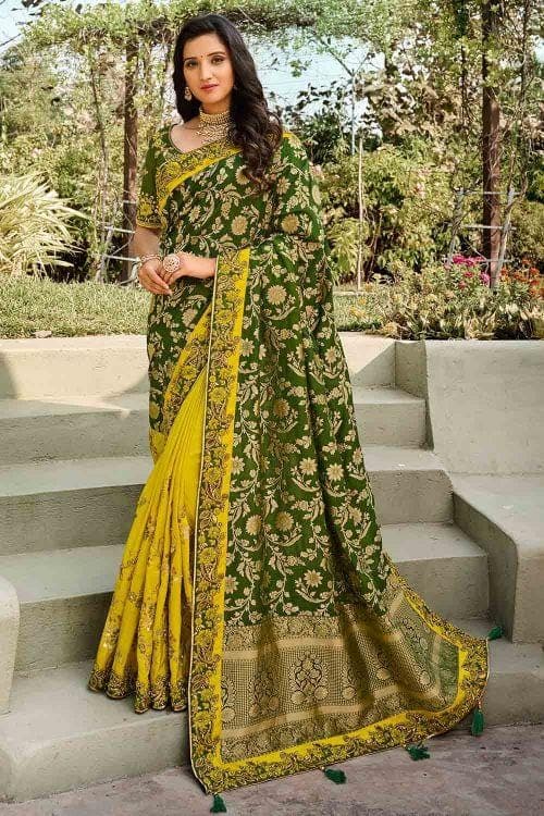 Printed Unstitched Ladies Designer Saree, Technics : Machine Made