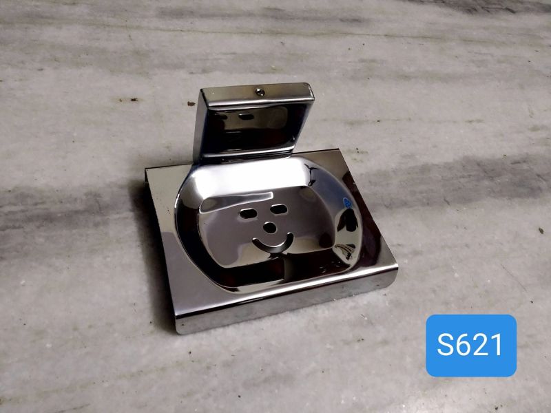 Polished Stainless Steel Soap Dish