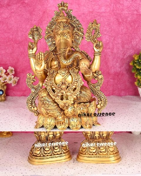 Brass Ganesha Statue