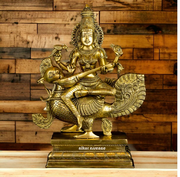 Brass Saraswati Idols