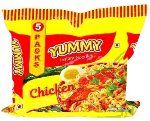 Yummy Chicken Instant Noodles: Pack Of 5