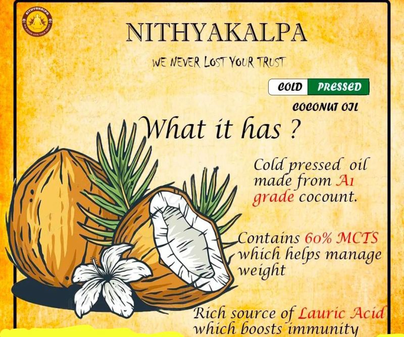 Nithyakalpa Cold Pressed Coconut Oil