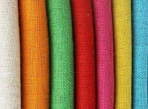 Coloured Jute Fabric