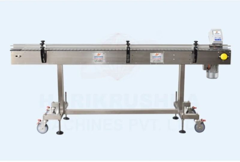 Mild Steel Polished SS Slat Conveyor for Industrial