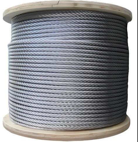 Twisted Ungalvanized Steel Wire Rope for Industrial