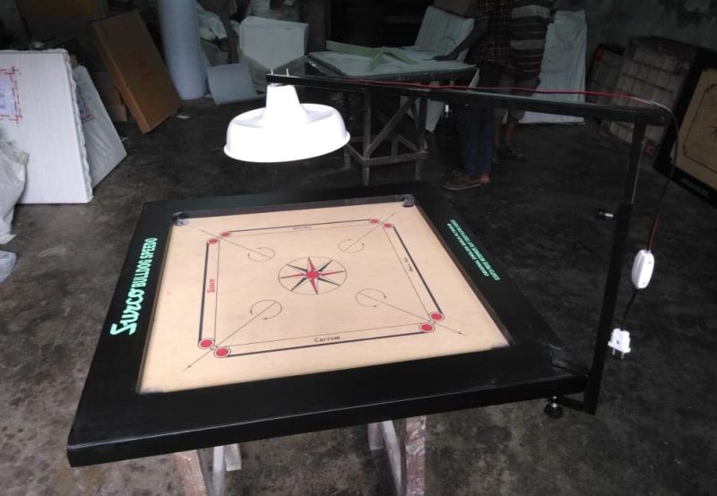 PRECISE TOURNAMENT CARROM LAMP SHADE STAND WITH ELECTRIC FITTING