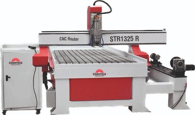 Fully Automatic Elecric Cnc Wood Carving Machine, Color : Red