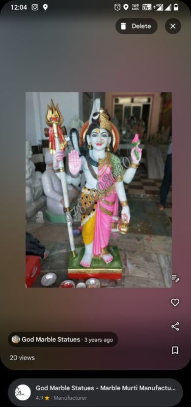 Marble Ardhnarishwar Statue