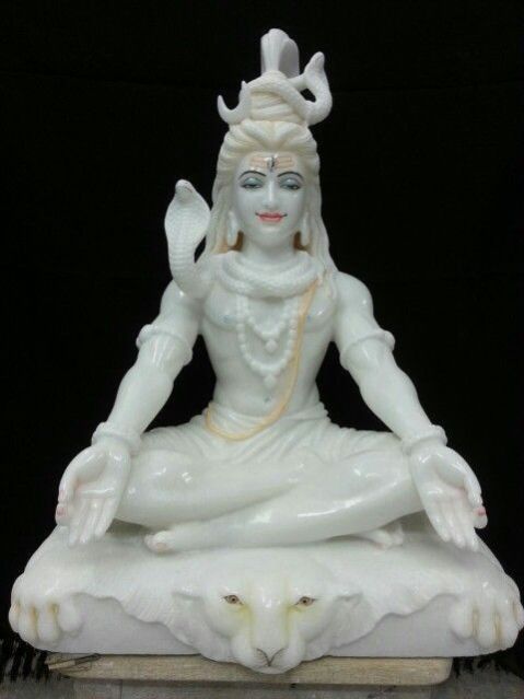 Mahadev Marble Statue