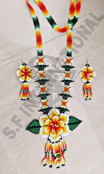 Seed Beads Necklace Set