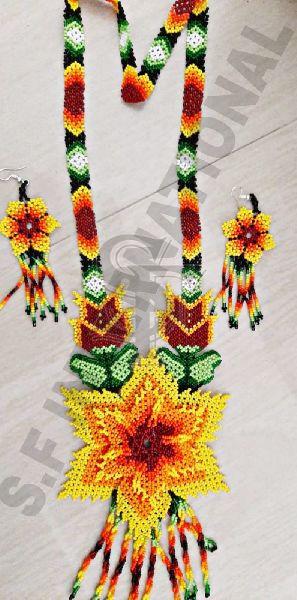 Seed Beads Necklace Set