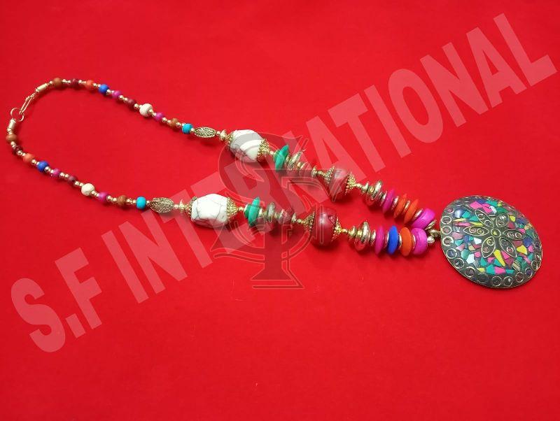 Resin Color Full Necklaces