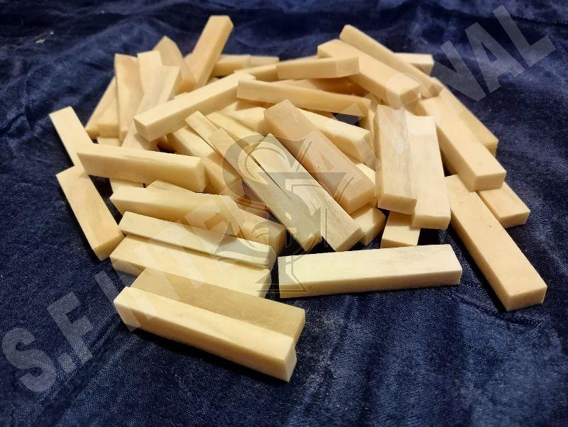 Unbleached Guitar Bone Nut Blanks