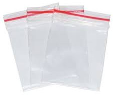 Plain zip lock bags, Color : India