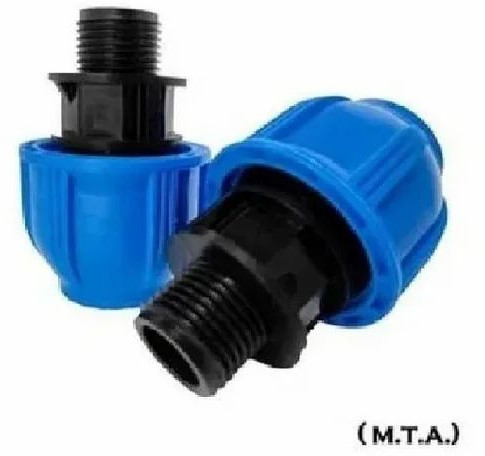 PP Compression Male Thread Adaptor for Pipe Fitting