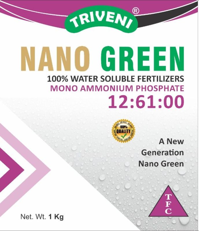 Nano Green 12-61-00 Fertilizer for Agriculture