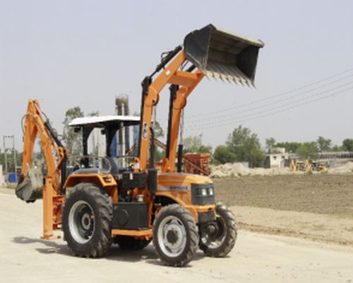 Tractor Loader With Backhoe