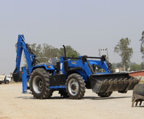 Tractor Loader With Backhoe