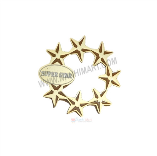 Supar Star Metal Lapel Pin