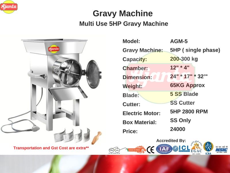 3hp Gravy Machine