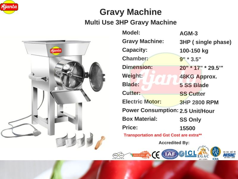 5 HP Gravy Machine