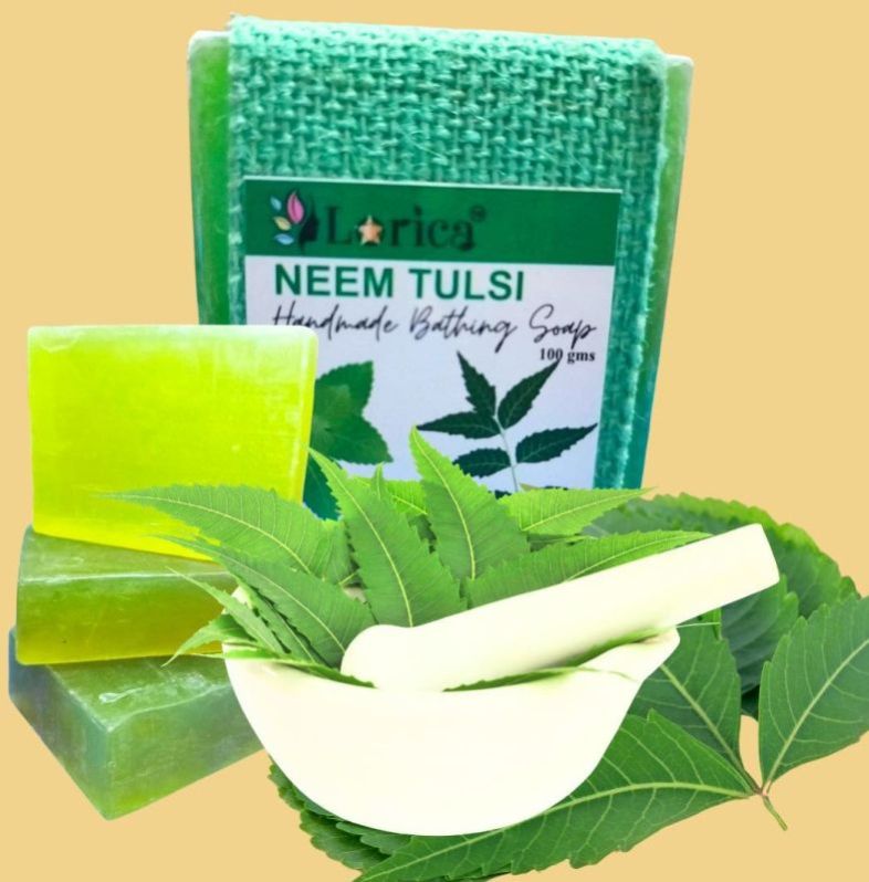 Lorica Neem Tulsi Aloevera Handmade Bathing Soap