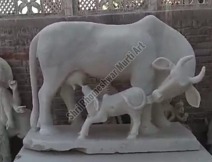 White Marble Cow