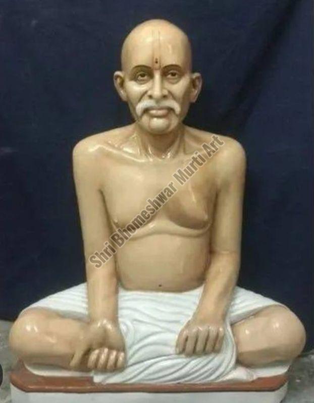 White Marble Gajanan Maharaj Statue