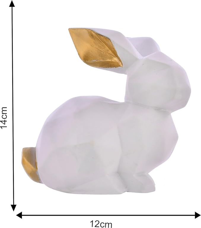 Rabbit Statue For Home Decor Living Room Showpiece