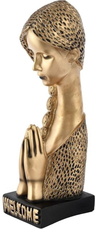 Handcrafted Decorative Welcome Namaste Lady Showpiece