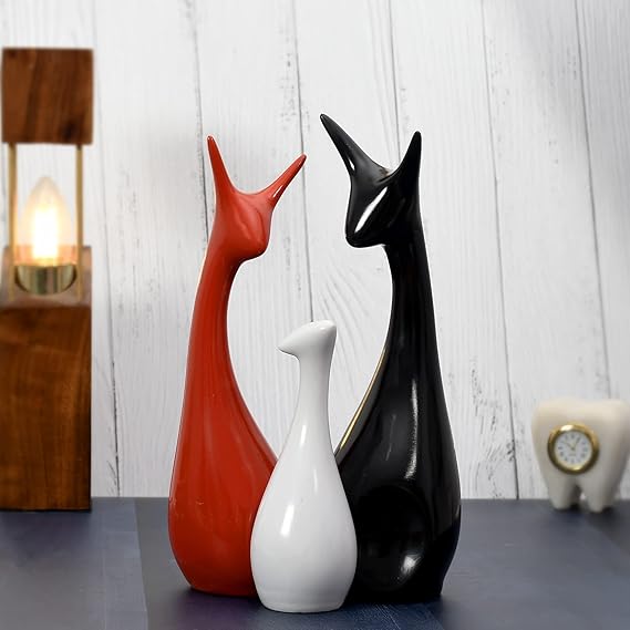 Deer Family Set Showpiece