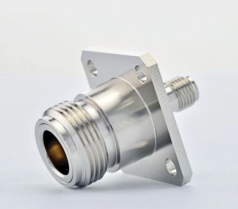 Uis Infra N Female To Sma Female 4 Hole Flange Type Adaptor