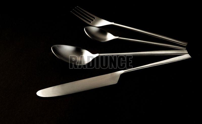 1055 Stainless Steel Dining Matte Finish Cutlery Set Of 4 Pcs