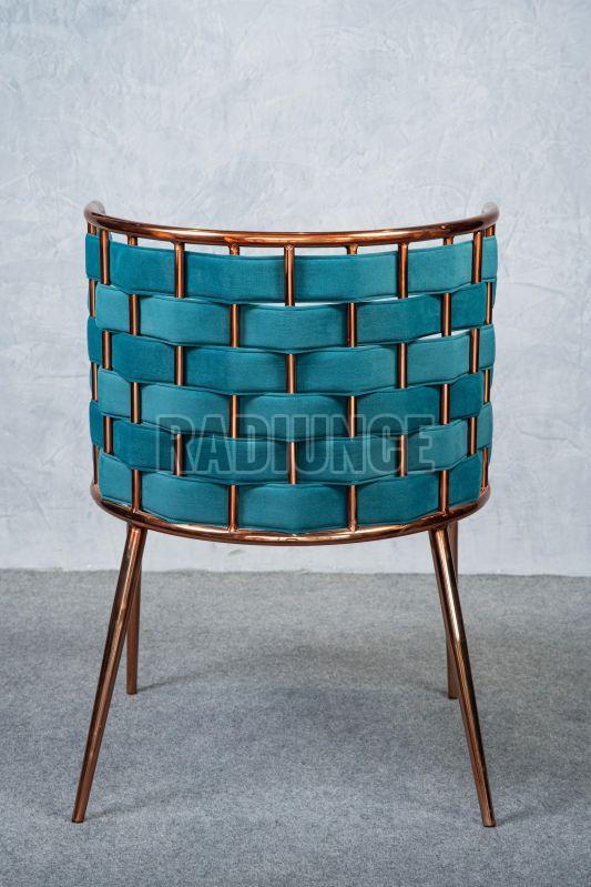 TBSSC001 Turquoise Blue Lounge Stainless Steel Chair