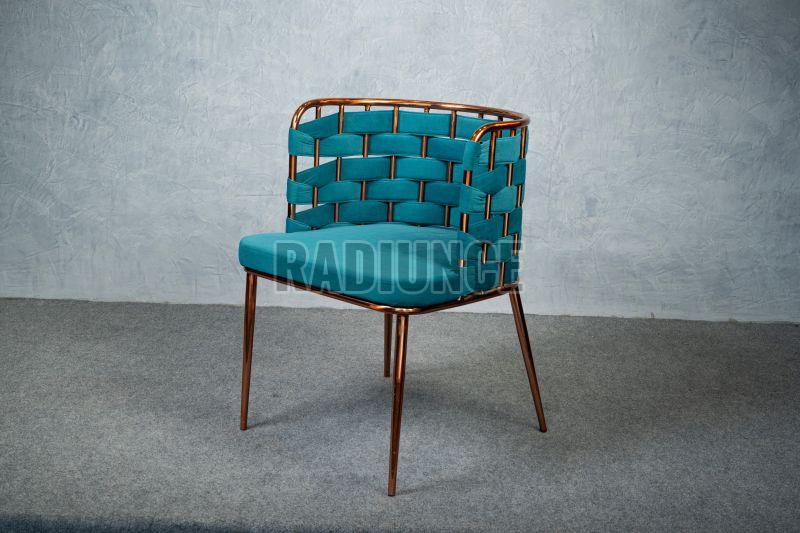 TBSSC001 Turquoise Blue Lounge Stainless Steel Chair