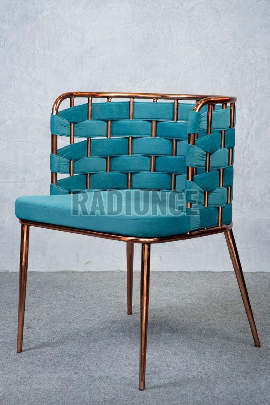 TBSSC001 Turquoise Blue Lounge Stainless Steel Chair