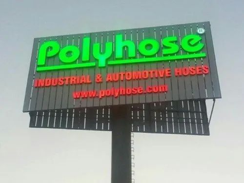 ACP Unipole LED Letter Sign Board