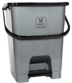 15 Ltr Rectangular Plastic Pedal Dustbin