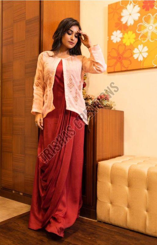 SQD18 Indo Western Gown